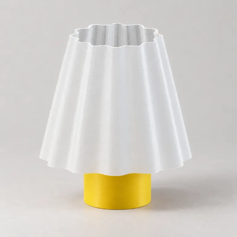 Clear flutes lamp design example